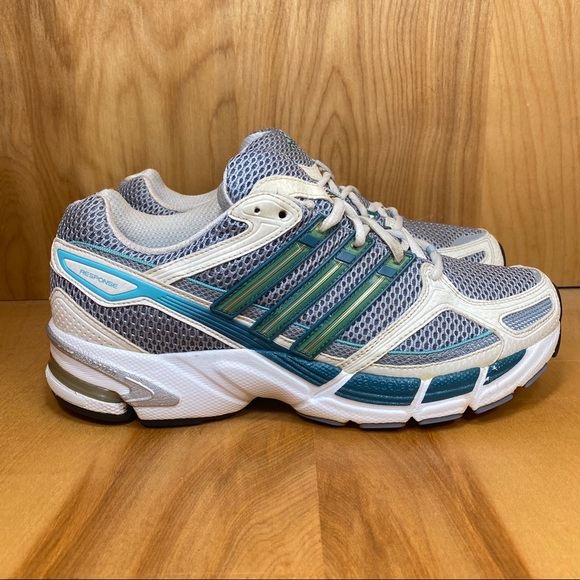 adidas Shoes - Adidas White Blue Size 8